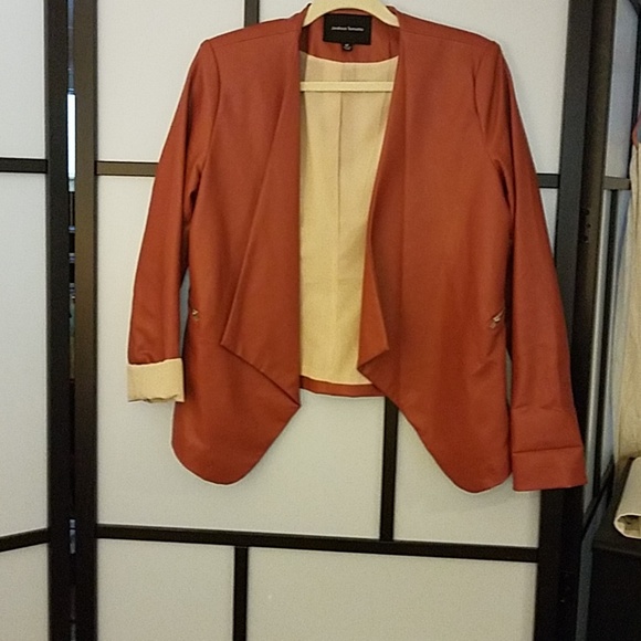 Jealous Tomato Jackets & Blazers - Vegan Leather Swing Jacket